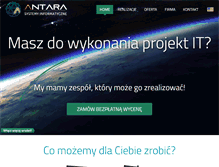 Tablet Screenshot of antara.pl